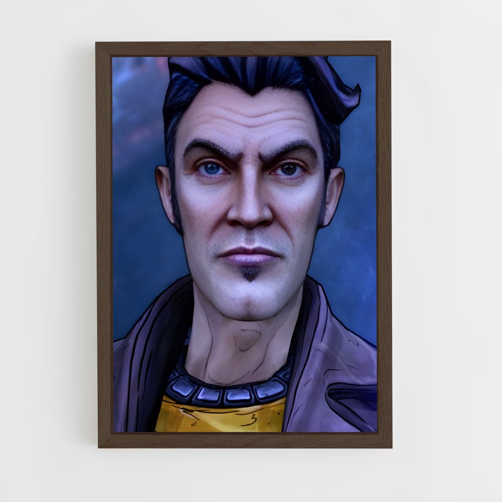 Poster L'Œil Azur – affiche Borderlands (vue 5)
